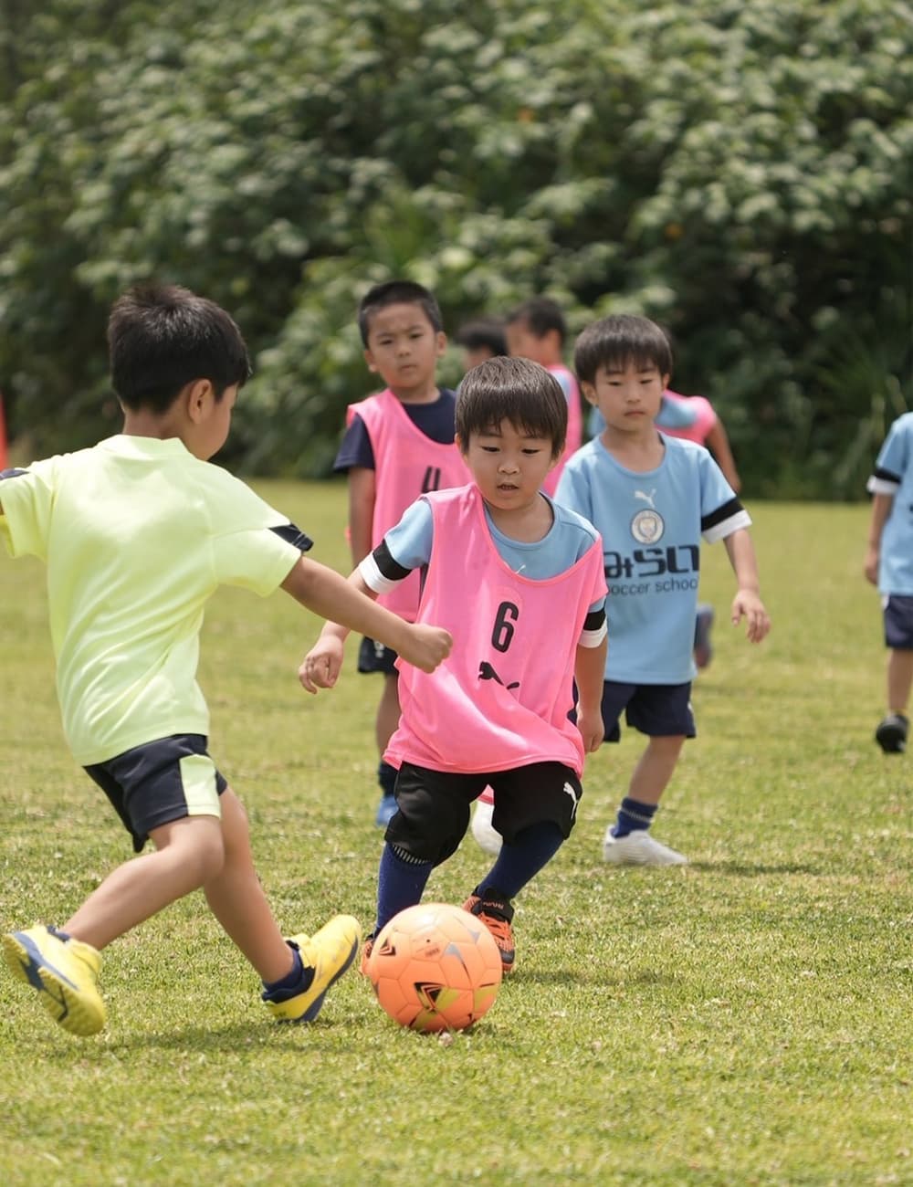 スクールの練習風景